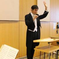 Speak to the hands: Tonio Shiga conducts in a rehearsal at the City Theater of Bremerhaven, north Germany. | HILKA BAUMANN
