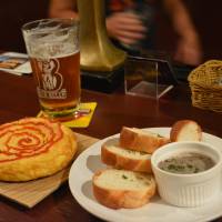 Tapas selection: Spanish omelet and liver pate at Minoh\'s Beer Belly. | J.J. O\'DONOGHUE