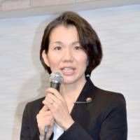 In the spotlight: Mayuko Toyota speaks at a news conference in Saitama on Sept. 18. | KYODO