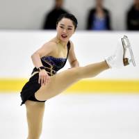 Wakaba Higuchi delivered an impressive performance en route to a second-place finish at the Lombardia Trophy in Bergamo, Italy, last weekend. | KYODO