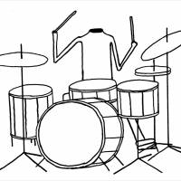 A still from the animation \"Headless Drummer\" (2012) | COURTESY OF DAVID SHRIGLEY AND STEPHEN FRIEDMAN GALLERY, LONDON