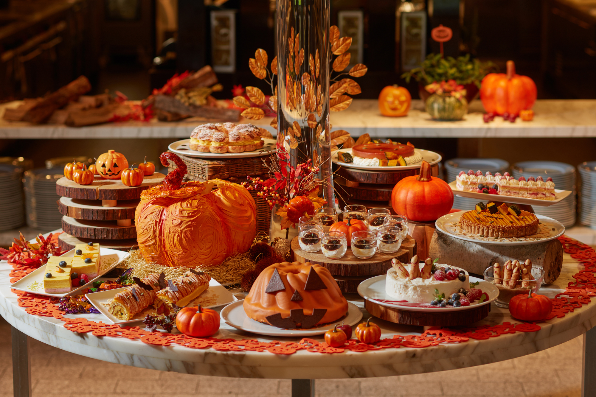 The Halloween-inspired dessert buffet at The French Kitchen. | YOSHIAKI MIURA