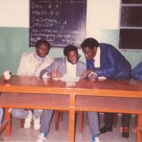 Sacko chairs a General Union of African Students meeting in 1990. | NICHOLAS SEAGREAVES