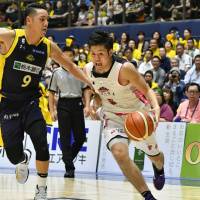 Northern Happinets sharpshooting guard Shigehiro Taguchi is averaging 14.0 points per game through Wednesday. | B. LEAGUE