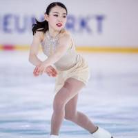 Rika Kihira qualified for her second straight Junior Grand Prix Final by taking the bronze medal at the JGP in Italy on Saturday. | SOURCE: FACEBOOK