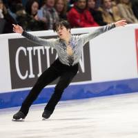 Shoma Uno burnished his credentials as an Olympic gold medal contender with a victory at Skate Canada in Regina, Saskatchewan, on Saturday. | AFP-JIJI