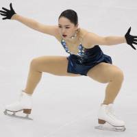 Wakaba Higuchi, in her second season on the senior Grand Prix circuit, took home the bronze medal at the Cup of Russia in Moscow on Saturday. | AP