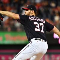 Nationals hurler Stephen Strasburg went 15-4 during the regular season. | USA TODAY / VIA REUTERS