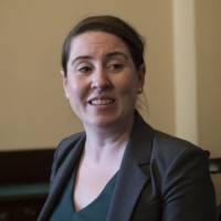 Leandra English, who was elevated to interim director of the Consumer Financial Protection Bureau by its departing director, meets with Senate Minority Leader Chuck Schumer, D-N.Y., and Sen. Elizabeth Warren, D-Mass., to discuss the fight for control of the U.S. consumer watchdog\'s fate after President Donald Trump chose White House budget director Mick Mulvaney for the same post, on Capitol Hill in Washington Monday. | AP