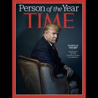Then-U.S. President-elect Donald Trump is seen on the cover of Time magazine\'s Person of the Year issue last December. | AFP-JIJI