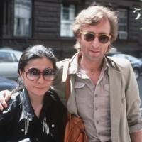 In this Aug. 22, 1980, photo, John Lennon and his wife, Yoko Ono, arrive at The Hit Factory, a recording studio in New York City. German police said Monday they have arrested a man suspected of handling stolen objects from the estate of John Lennon, including diaries stolen from Lennon\'s widow in New York in 2006. | AP