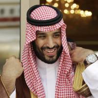 Saudi Prince Mohammed bin Salman (MBS) waits for Gulf Arab leaders ahead of the opening of the Gulf Cooperation Council summit in Riyadh in May 2012. | AP