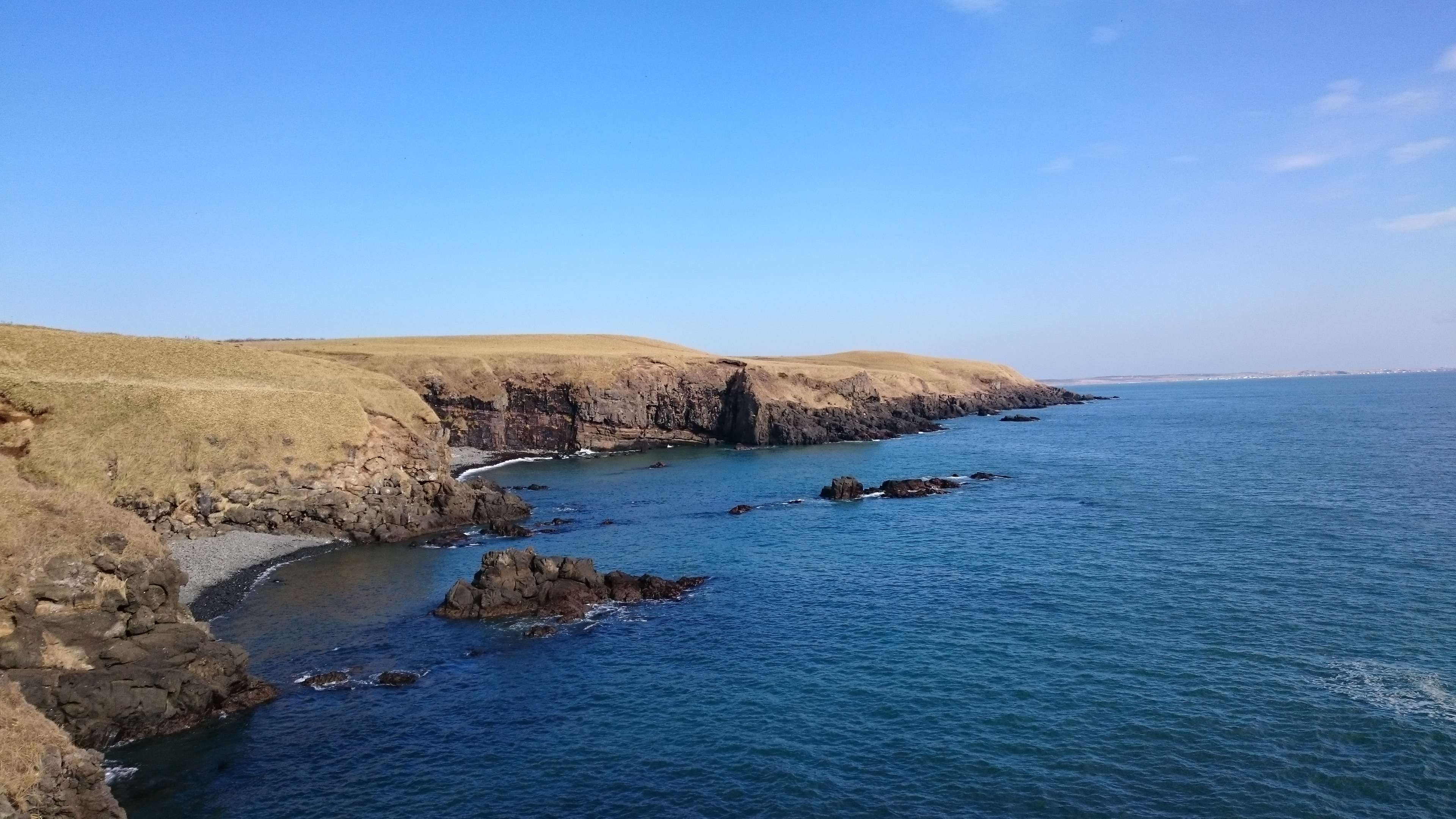The coast near Nemuro, Hokkaido. A potential earthquake in the future could affect eastern Hokkaido. | GETTY IMAGES