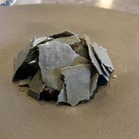 Fifty shades of great: Sanma with boudin noir, one of the signature dishes at chef Yusuke Namai\'s new restaurant, Ode. | ROBBIE SWINNERTON