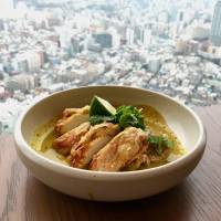 Quite a sight: Thai fried chicken, turmeric, wild ginger and coconut cream at Longrain. | ROBBIE SWINNERTON