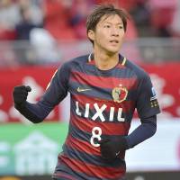 Kashima Antlers midfielder Shoma Doi has joined the Japan national team for its upcoming E-1 Football Championship games. | KYODO