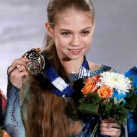 Junior Grand Prix Final women\'s champion Alexandra Trusova led Russia to a 1-2-3 finish in the event. | REUTERS
