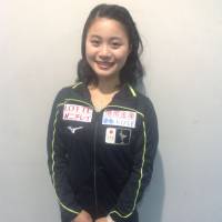 Yuna Shiraiwa, a 16-year-old from Kyoto, is one of several talented skaters coached by Mie Hamada at the Kansai University rink in Takatsuki, Osaka Prefecture. | JACK GALLAGHER