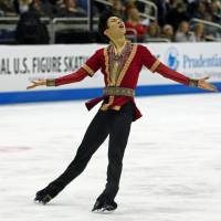 American Nathan Chen cleanly landed five quadruple jumps in his free skate on the way to victory at the U.S. national championships last season. USA Today / VIA REUTERS | JACK GALLAGHER