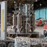 The Mars fission power system concept in the Kilopower project is shown in this undated NASA handout photo released on Jan. 9. | COURTESY NASA / HANDOUT / VIA REUTERS