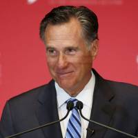 Former Republican U.S. presidential nominee Mitt Romney delivers a speech criticizing then-Republican presidential candidate Donald Trump in Salt Lake City, Utah, in 2016. | REUTERS