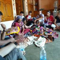 Guests partake in at a home stay in India\'s Gujarat state, where a partnership between Airbnb and local women\'s organization SEWA is opening up rural homes to guests from across the world. | HANDOUT PICTURE COURTESY OF SELF EMPLOYED WOMEN?S ASSOCIATION