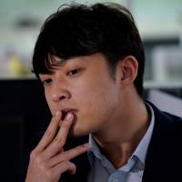 Andy Yang, co-founder of the education technology company Bridge+, gives an interview at the Jinshan Cross Strait Youth Entrepreneurship Base in Shanghai on Jan. 10. | REUTERS
