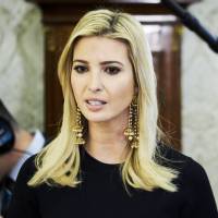 Ivanka Trump speaks during a working session on tax reform in the Oval Office of the White House on Wednesday. | BLOOMBERG