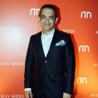 Jeweler to the stars Nirav Modi, shown at the March 2015 launch of his store in Mumbai, is at the heart of a fraud case that has shaken Indian banking. | REUTERS