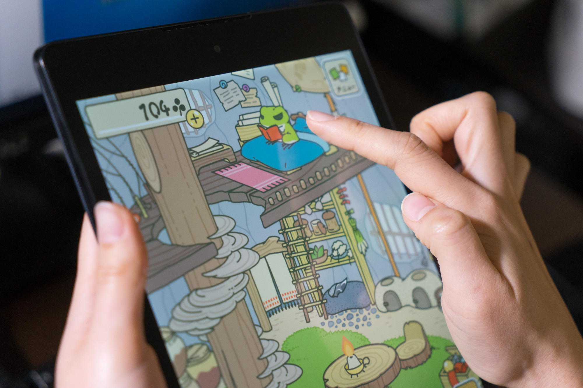 'Tabi Kaeru' became the No. 1 downloaded smartphone app in China for almost two weeks after its debut. | BLOOMBERG