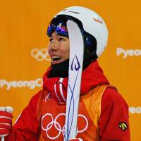 Freestyle Skiing – Pyeongchang 2018 Winter Olympics – Men’s Moguls Final – Phoenix Snow Park – Pyeongchang, South Korea – February 12, 2018 - Daichi Hara of Japan reacts after the men\'s moguls final in freestyle skiing.  | REUTERS
