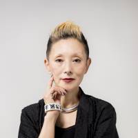 Mari Natsuki poses for a photo in Tokyo in December. | MARTIN HOLTKAMP