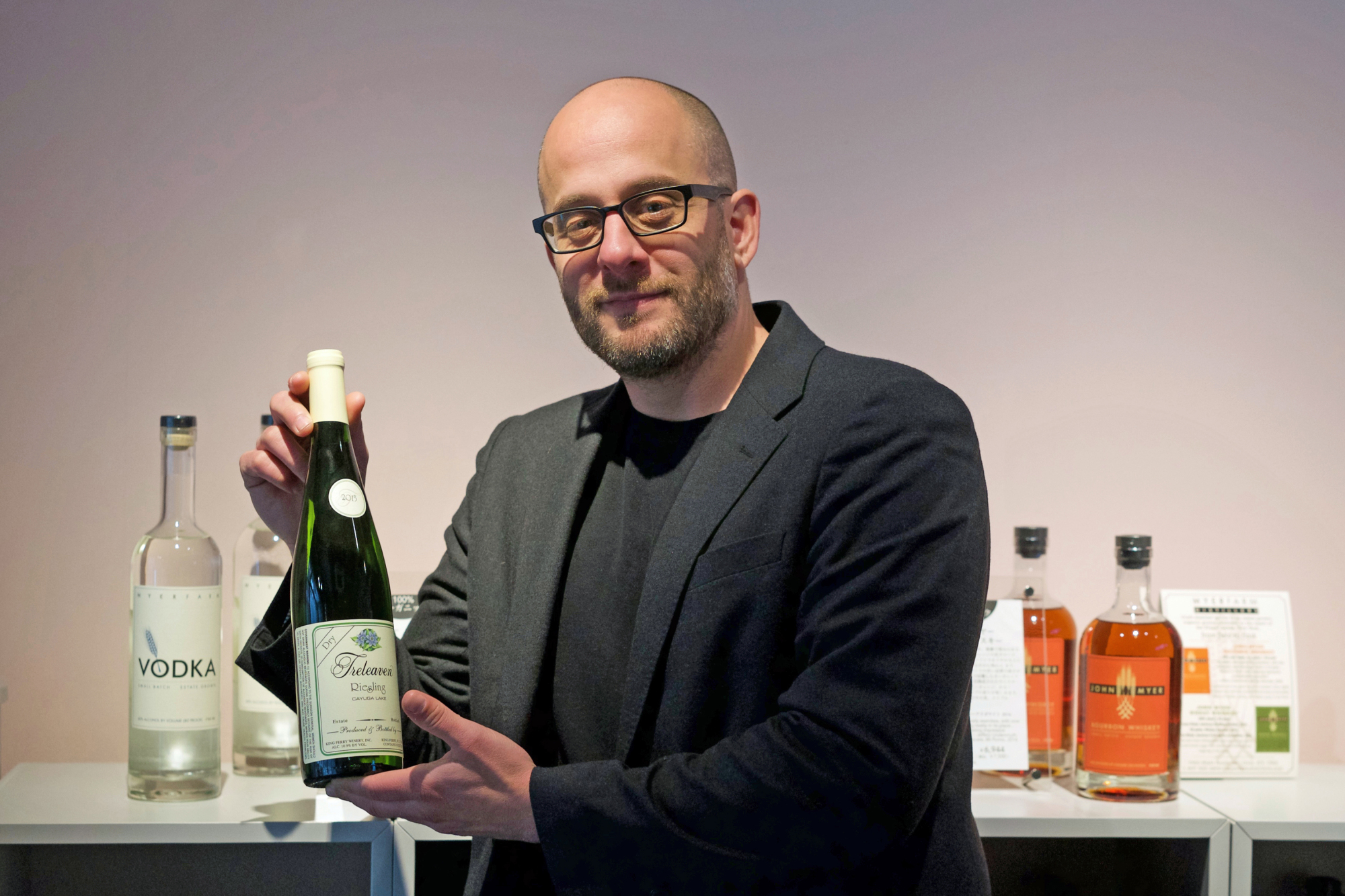 Wine trader: Brian Dorfman has taken the plunge into the alcohol import-export business. | OSCAR BOYD