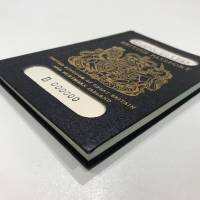 A handout photograph shows the original “blue” British passport — subsequently replaced by the burgundy EU British passport — supplied by the U.K. government in London, Britain, March 22, 2018. | UK GOVERNMENT / HANDOUT VIA REUTERS