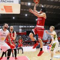 Alvark Tokyo guard Seiya Ando has made a solid impact as a floor leader during his first season with the club. | B. LEAGUE
