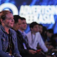 Audience members during an Advertising Week Asia 2017 keynote speech. | B. LEAGUE
