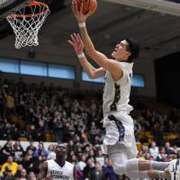 George Washington senior guard Yuta Watanabe averaged a team-best 16.6 points per game during the 2017-18 season. | GW ATHLETICS