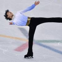 Yuzuru Hanyu returned from injury in dramatic fashion in the short program at the Pyeongchang Olympics on the way to making history by winning his second straight gold medal. | PETER KNEFFEL/PICTURE-ALLIANCE/DPA/AP IMAGES