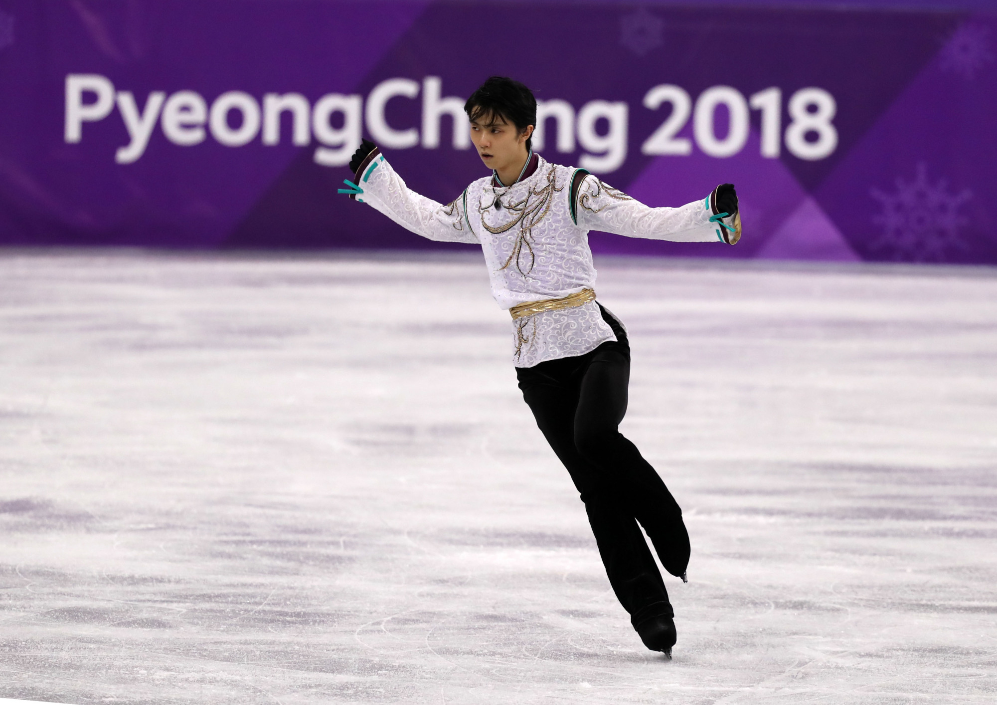Yuzuru Hanyu became the first man in 66 years to defend the Olympic title when he won the gold medal at the Pyeongchang Olympics. His coach Brian Orser said in a recent interview that Hanyu is the greatest skater of all time. | SIPA USA VIA AP
