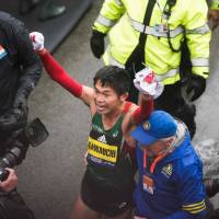 Boston Marathon winner Yuki Kawauchi | AFP-JIJI