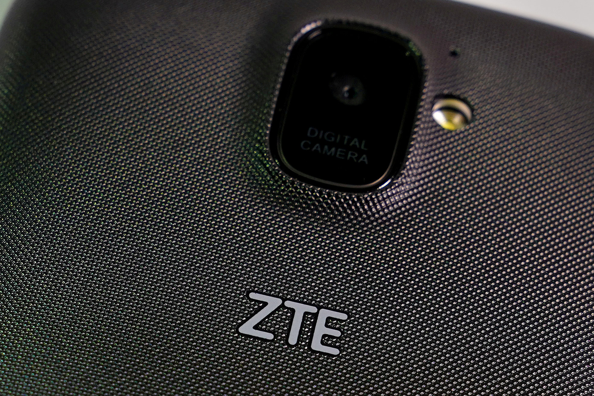 A ZTE smartphone is pictured in this illustration taken April 17. | REUTERS