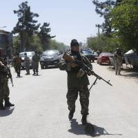 Afghan security forces patrol in Kunduz, Afghanistan, in 2015. | REUTERS