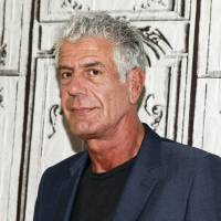 Anthony Bourdain participates in the BUILD Speaker Series to discuss the online film series \"Raw Craft\" at AOL Studios in New York in 2016. Celebrity chef Bourdain\'s TV show has angered some Newfoundlanders after using a certain diminutive nickname many find offensive. | ANDY KROPA / INVISION / VIA AP