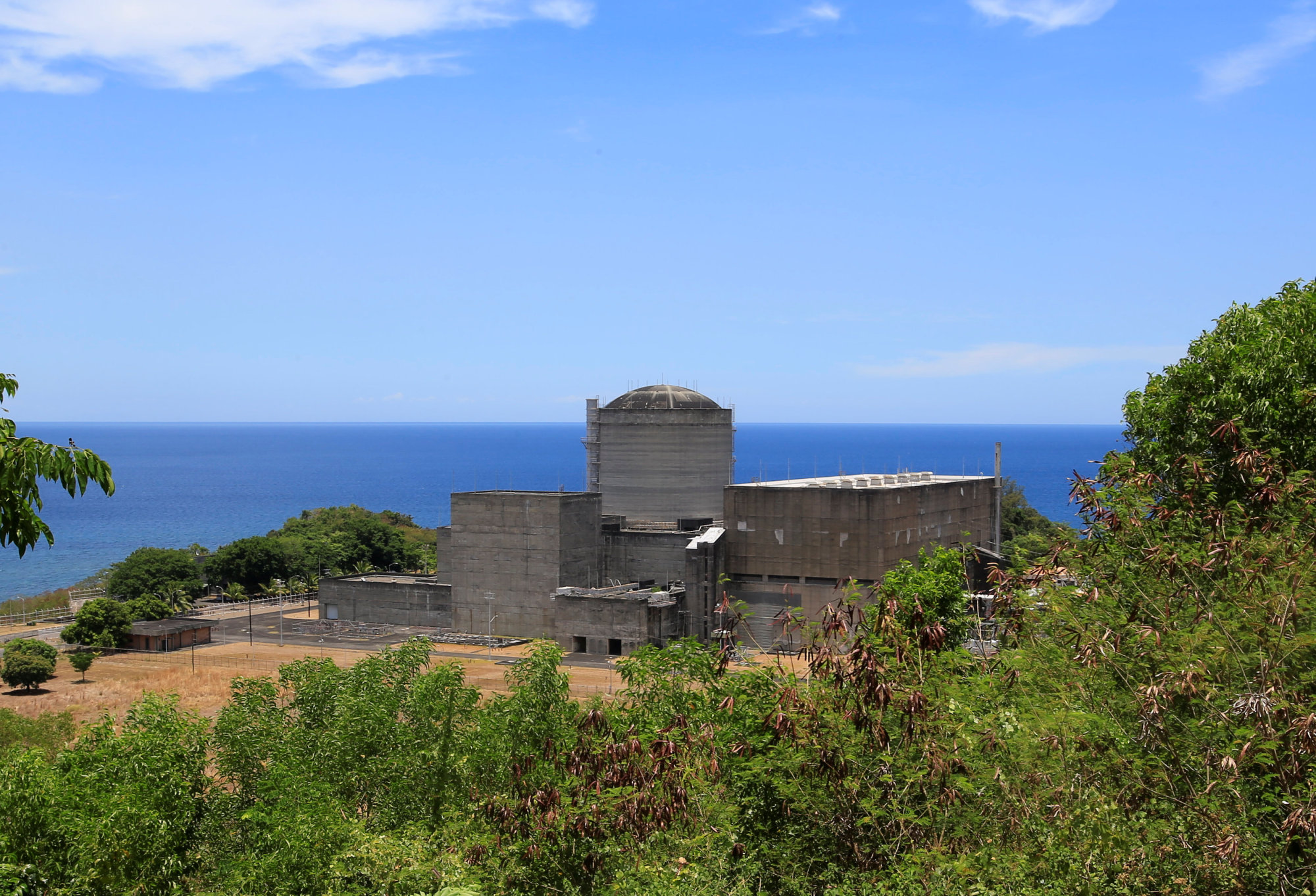 The Bataan Nuclear Power Plant is seen during a tour in the Bataan provincial town of Morong, northwest of Manila, on May 11. | REUTERS