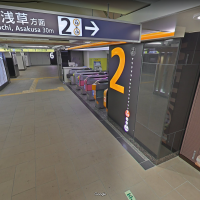 With Google Street View now available for some subway stations in Tokyo, including Ueno Station as shown here, tourists and people unfamiliar with the capital\'s underground labyrinth can visually learn their routes in advance on the internet. | GOOGLE