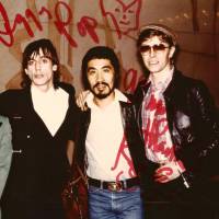 Diamond days: Photographer Masayoshi Sukita (center) poses for a picture with musicians Iggy Pop (left) and David Bowie. | © 2018 \"SUKITA\" PARTNERS