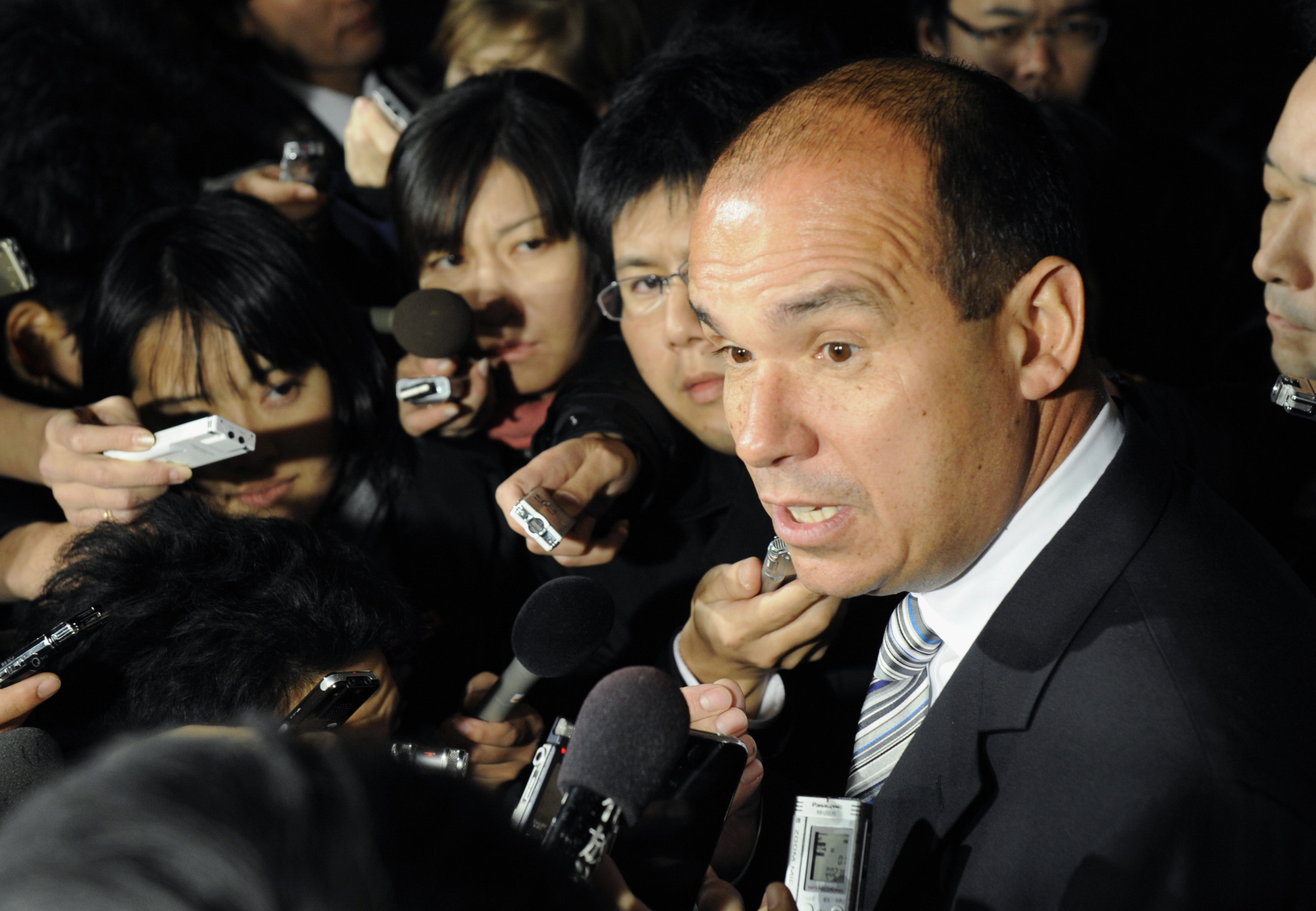British businessman Michael Woodford found himself at the center of a scandal when he blew the whistle on accounting practices at Japan's Olympus Corp. in 2011. | TEAM OKUYAMA / UZUMASA