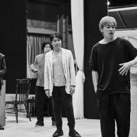 Hang in there: The cast of Keishi Nagatsuka\'s \"Hangmen\" rehearse at a studio in Tokyo ahead of a countrywide run. The play will be a Japanese version of a Martin McDonagh work by the same name. | BLOOMBERG