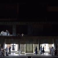 Wagner\'s windows: The multiple layers used in the New National Theater, Tokyo\'s production of \"Fidelio\" allow the audience to follow more than one character at once. | MASAHIKO TERASHI / NEW NATIONAL THEATER, TOKYO