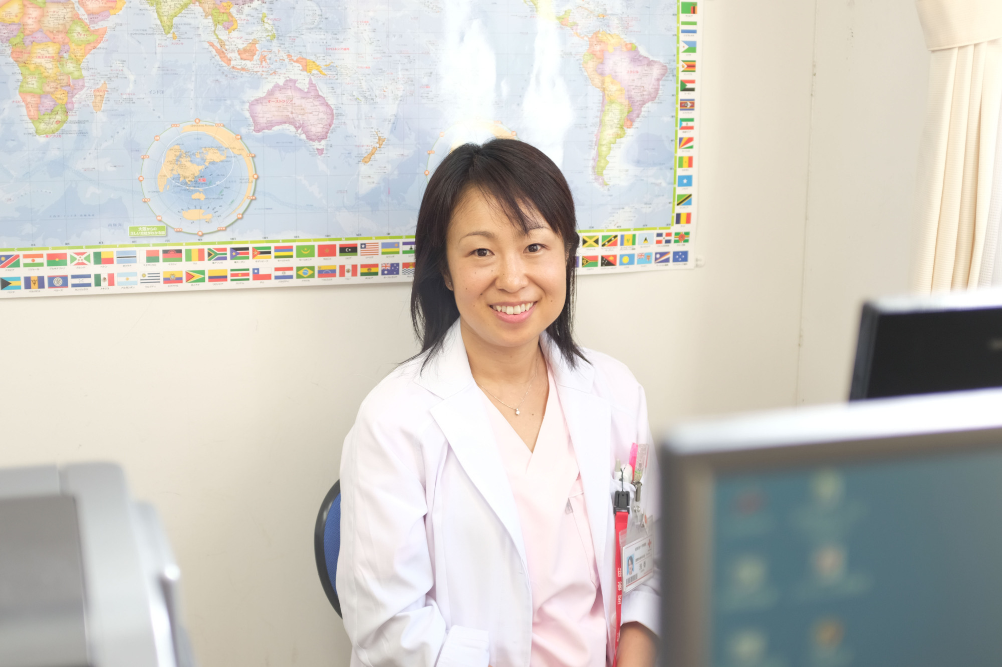 Tomomi Asaka, head of the International Medical Center at Japanese Red Cross Narita Hospital in Chiba Prefecture, is interviewed on June 8. | MIZUHO AOKI